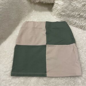 Altar'd State Checkered Mini Skirt